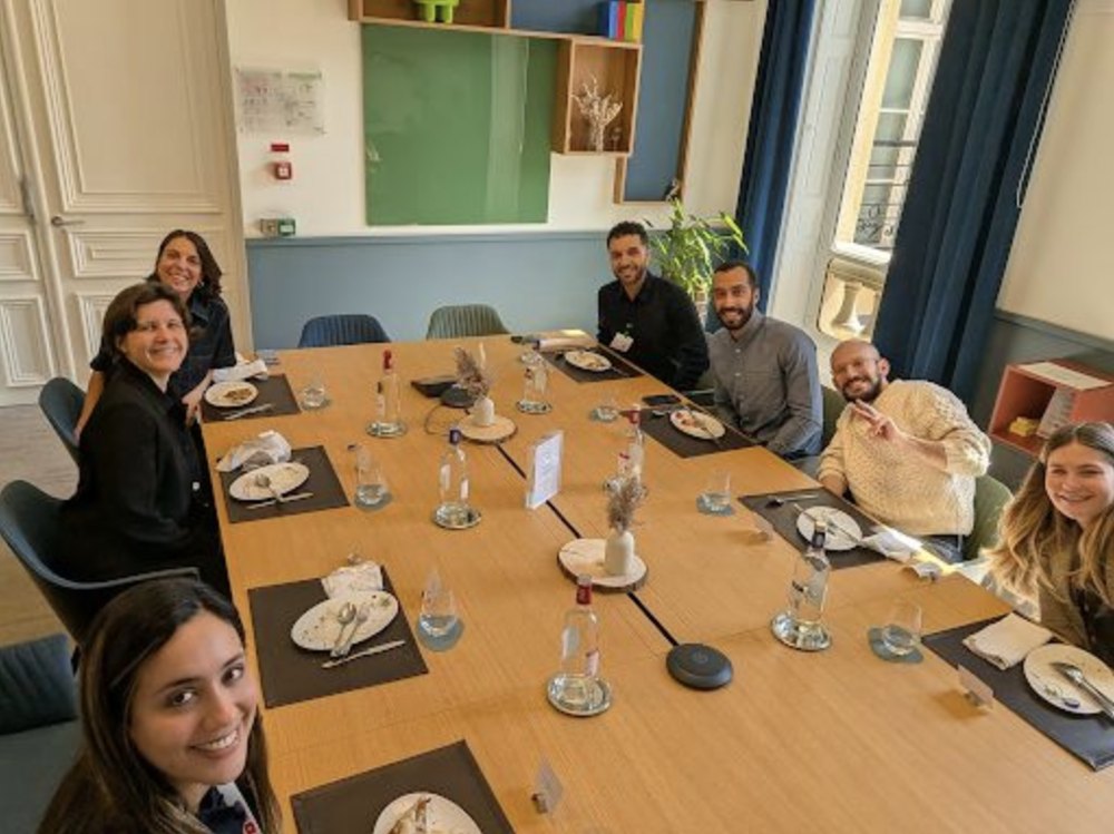 Lunch at Google France around Joëlle Barral